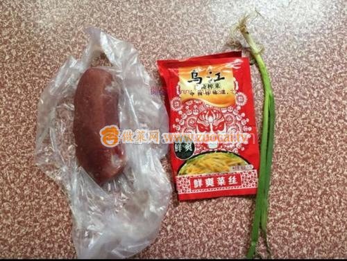 榨菜炒肉絲的做法