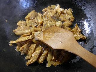 韭菜炒烤麩