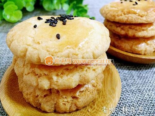 芝麻酥餅的做法