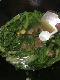 油麥菜牛肉湯的做法步驟7