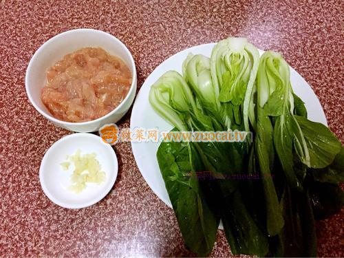 油菜炒肉片的做法