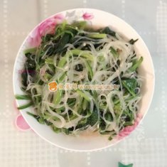 涼拌菠菜粉絲的做法