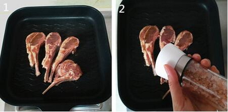 香煎迷迭香羊排的做法步驟4-5
