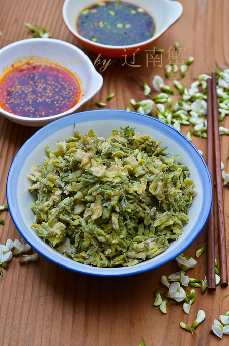 槐花麥飯