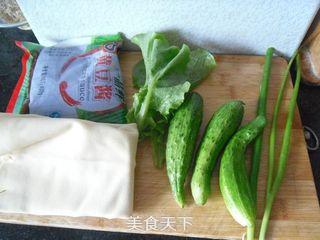 豆皮菜卷