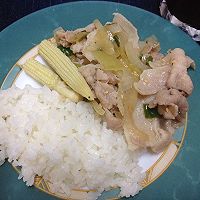 低碘飲食：薑汁燒肉飯的做法圖解1