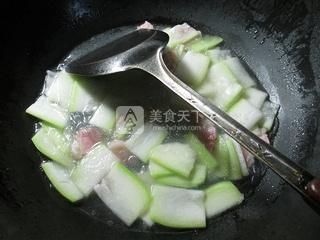 咸肉長瓜煮粉絲 的做法步驟：7