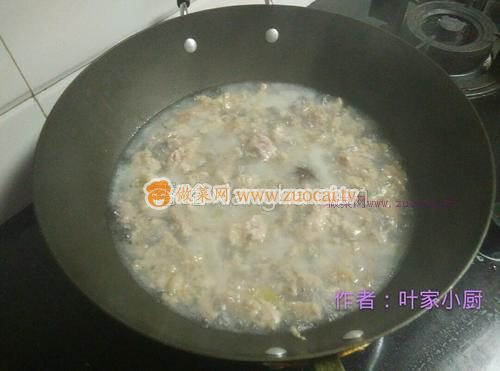 汆湯肉片的做法