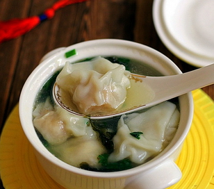 鮮蝦雞湯餛飩的家常做法