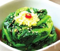 【姜汁拌菠菜】姜汁拌菠菜的做法